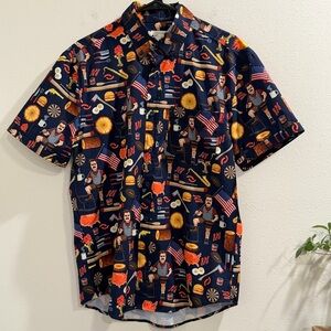 RSVLTS Medium Ron Swanson’s Shirt Of Greatness Kunuflex Shirt Parks & Rec Pawnee